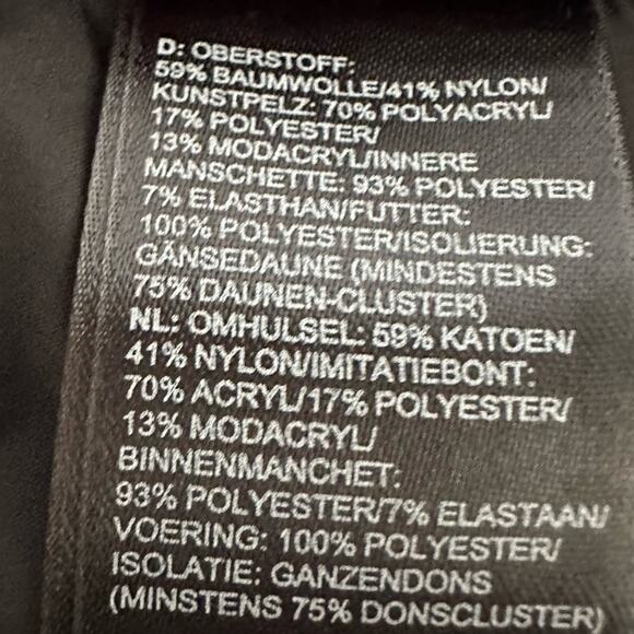 THE NORTH FACE Gotham Hyvent Jacket LARGE Parka Black Removable Faux Fur Hood - Picture 12 of 13